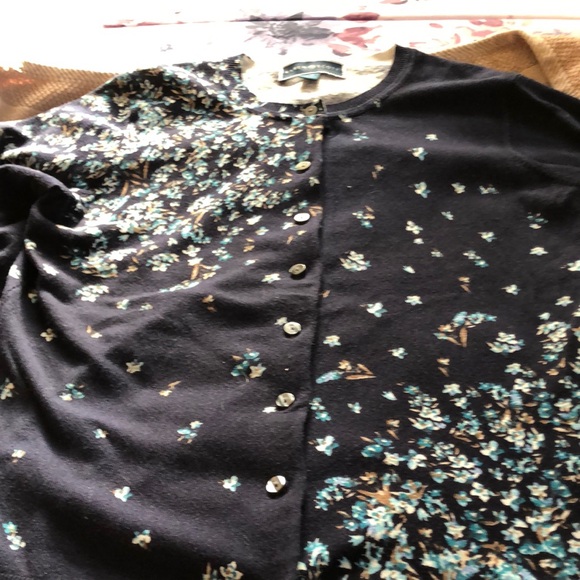 Floral Button-Up Cardigan - Picture 2 of 5